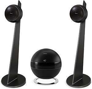 Cabasse Baltic 5 On Stand Pearl Sub System