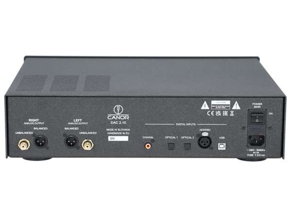 Canor DAC 2 10 back