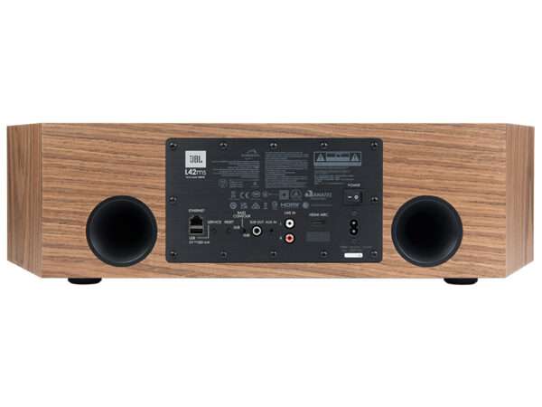 JBL L42ms walnut back
