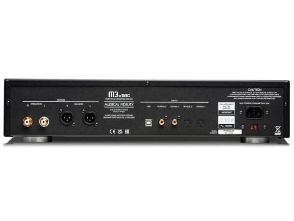 Musical Fidelity M3x DAC back