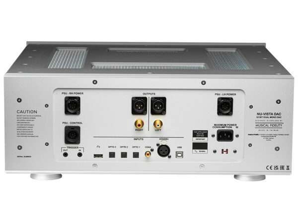 Musical Fidelity Nu Vista DAC back