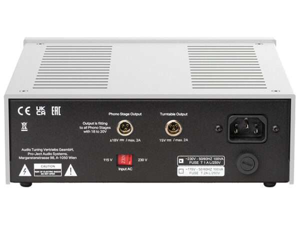 Pro Ject Power Box RS2 Phono back