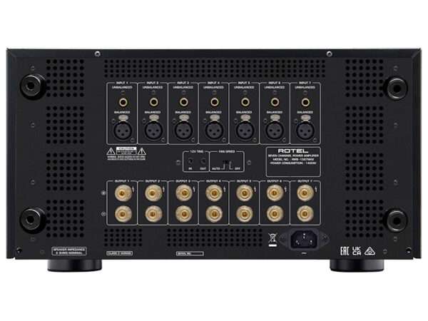 Rotel RMB 1587MKII back