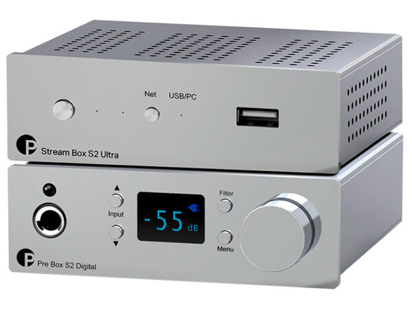 Stream Box S2 Ultra & Pre Box S2 Digital Chrome Set